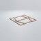 Ekena Millwork Large Greeley Decorative Fretwork Wood Wall Panels, Red Oak, 23 3/8"W x 23 3/8"H x 3/8"T WALW24X24X0375GLYRO - alternate 2
